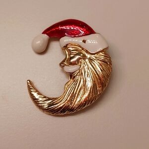 Vintage Santa Claus Brooch